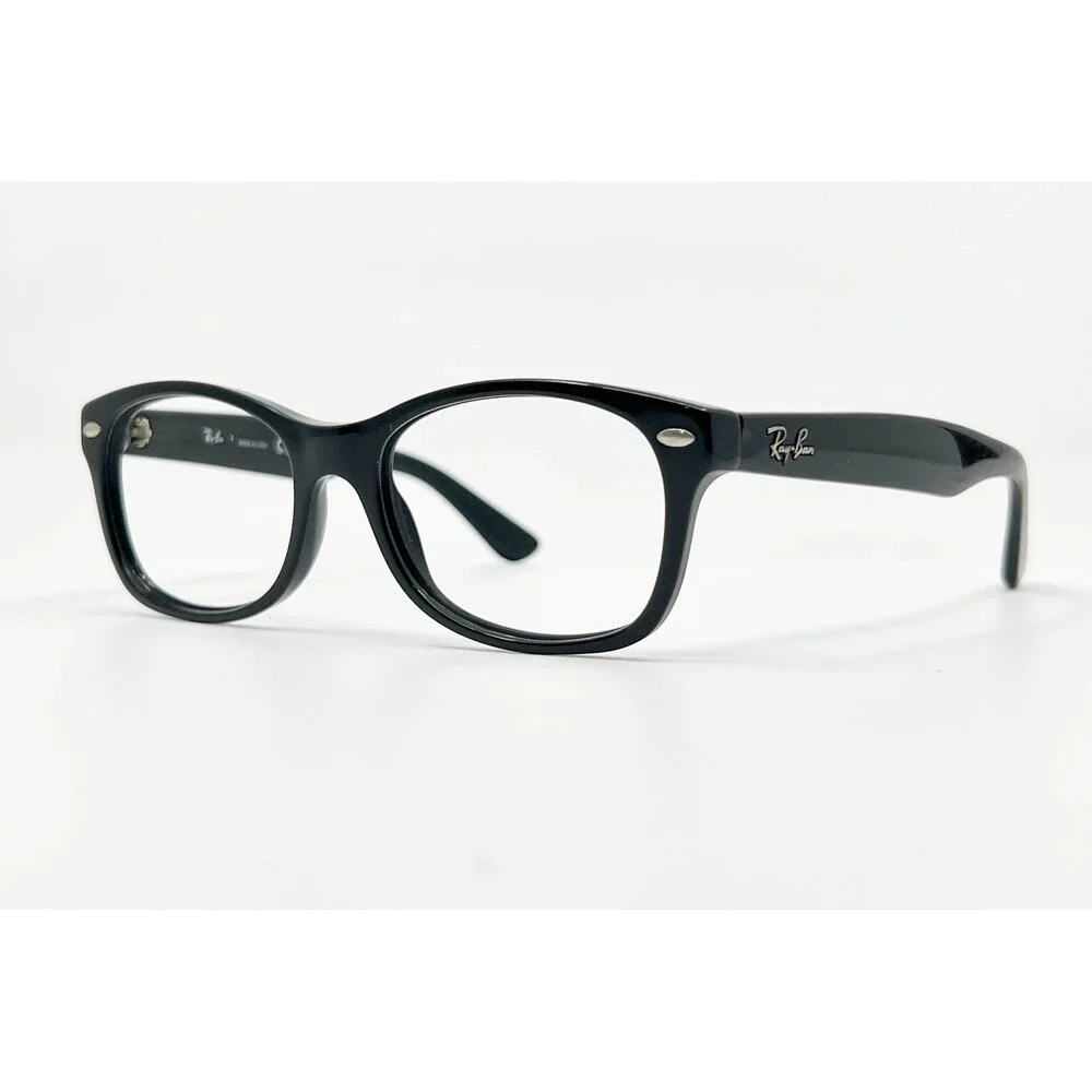 Ray-Ban Eyeglasses Kids Black RB 1528 3542 Oval Frames 48-16-130